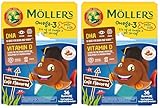 Möller's Omega 3 Kapseln für Kinder | Natürliche Omega 3 Fischtran mit Cola | Mit DHA und EPA | Leicht zu kauen | Ohne Gluten, Laktose und Zucker | 72 Stück