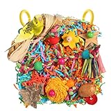 Vogelspielzeug, Sittichspielzeug, Vogelfutterspielzeug, Grasmatte, Kletterwand für Sittiche, Papageien, Nymphensittiche, Sittiche, Sittiche, Wellensittiche, Käfig, kleine bis mittelgroße Vögel