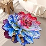 RUGMRZ Home Design Exotische Teppich Türmassen Wohnzimmer rutschfeste Verschmutzung Anpassbar Läufer Flur Farbe Flokati Schreibtisch Xxl180X180Cm