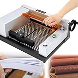 Electric Paper Cutter, Paper Guillotine, Electric Leather Trimmer, Cutting Width 40-300mm, Cutting Thickness 40mm, Desktop and Industrial Paper Cutting Machine with Gridlines
