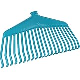 TRIUSO Laubrechen 38 cm aus Kunststoff mit 21 Zinken