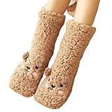 Winter Foot Warmer Baby Girl Sleeping On Bed With Unplugged Foot Warmer Cover Dormitory Bedding Warm Mat Socken Schwarz 39-42 (Coffee, One Size)