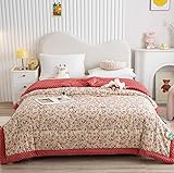 Sommer-Bettdecke für Doppelbett, 15 Tog, Kühldecke mit Kühlfasern, Ganzjahresdecke, Schlafdecke, warm