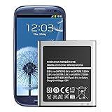 Akku für Samsung Galaxy S3 NEO, 2100mAh Ersatz Akku Kompatibel mit Samsung Galaxy S3 NEO i9301, GT-i9300, GT-i9305 LTE, EB-L1G6LLU [Nicht für S3 Mini]