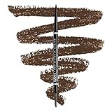 NYX Professional Makeup Augenbrauenstift, Micro Brow Pencil, Beidseitig mit ausdrehbarem Augenbrauenstift und Bürstchen, Vegane Formel, Farbton: Brunette