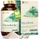 Nature Basics Kieselerde Kapseln hochdosiert im Braunglas | 120 Stück | nachhaltig, laborgeprüft & aus Deutschland | Silizium für Haare, Nägel, Haut & Bindegewebe | vegan, gluten- und laktosefrei