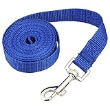 FOOTZ Schleppleine Faehrtenleine Suchleine Feldleine Leine Ausbildungsleine Hundeleine Farbe:blau Laenge: