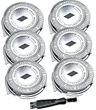 HQ8 Scherkopf Kompatibel mit Philips, HQ8 Ersatzköpfe für Philips Rasierer, Ersatzklingen Rasierkopf für Philips Rasierer Herren PT720 PT725 PT815 PT860 AT890 AT899 AT750