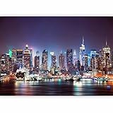 Fototapete murando New York 400x280 cm Vlies Tapeten Wandtapete XXL Moderne Wanddeko Design Wand Dekoration Wohnzimmer Schlafzimmer Büro Flur Stadt City New York d-B-0034-a-b