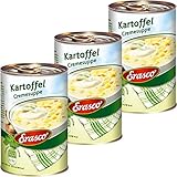 Erasco Kartoffel Cremesuppe mit Rauchspeck fein cremig 390ml 3er Pack
