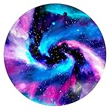 J&M DECO Essbare Tortenaufleger - Tortenaufleger Geburtstag - Tortendeko Galaxy Space - Geburtstagskuchen Deko aus Fondant - Rund 20 cm - Esspapier Tortendeko - Tortenaufleger Galaxy - Cake Decoration