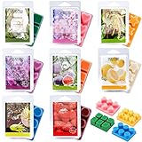MAISITOO Duftwachs Wax Melts Duftwachswürfel,100% Sojawachs Raumduft Duftkerze 8 Pack Verschiedene Düfte Geschenk Set für Raumdüfte,Hochzeiten,Geburtstag,Valentinstag,Weihnachten,Duftlampen