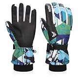 coskefy Handschuhe Kinder Winter Skihandschuhe Junge Mädchen Wasserdicht Fleece Fahrradhandschuhe Kinder Sport Winddicht 3-15 Jahre Laufhandschuhe für Klttern Snowboard Skifahren Radfahren Wandern