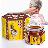 Red Tiger Salbe - Gegen Schmerzen Gelenk Knochen - Linderung Von Gelenkschmerzen für Taille & Arm & Hinterhand - Gelenk Muskel Schmerzen Schulter Beruhigende - Nicht Klebend - Natürliche Inhaltsstoffe