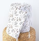 LOOLAY 100% BLUMENWIESE Braun Bettschutzgitter 420, 360, 210, 180 x 30 cm Bett Schutz Bettgitter Bettsprossen (420 x 30 cm BLUMENWIESE Braun)