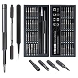 STREBITO Micro Schraubendreher Set 50 in 1 Präzisionsschraubendreher Set, Elektronik Werkzeugsatz Schraubendreher Set - Computer, iPhone, Macbook, PS4, PS5, Controller Reparaturset, S2 Multi Bit