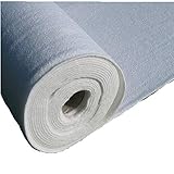 30 m² PET Teichvlies Schutzvlies Folienschutz Weiß Premium Reißfest Profi Qualität 300g/m² Vlies Teich 2 m Breite x 15 m