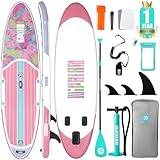 Niphean Stand up Paddle Board for Adults with SUP Zubehör, 320cm Haltbar Inflatable Paddle Boards for Adults Aller Fähigkeitsniveaus, Sup Board, Stand up Paddling Board mit Sitz, Paddleboard