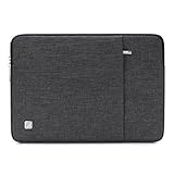 NIDOO 14-15,3 Zoll Wasserdicht Laptop Sleeve Case Notebook Hülle Schutzhülle Tasche Laptoptasche für 15,3' MacBook Air M3 M2 / 15' Surface Laptop 7 6 5/14' ThinkPad T14 T490 T470s T460, Dunkelgrau