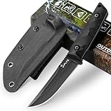 Outdoor Survival Jagdmesser: 440C Full Feststehendes Messer, 10.3 Cm Klinge, G10-Griff, Kydex-Scheide, Gürtelclip, Geeignet Zum Angeln, Camping, Wandern und für Outdoor-Sportbegeisterte. Geschenk