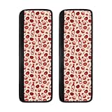 Niedliche Tomaten-Ketchup-Kühlschrank-Türgriff-Abdeckungen, rutschfest, verstellbar, für Geschirrspüler, Backofen, Küche, Dekoration, 2 Stück