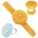 Jxiwfvl 2 Stück Nadelkissen Handgelenk zum Nähen, 22×7.5cm Niedliche Nadelkissen für Handarbeiten, DIY-Nadelhalter, Nähnadelkissen mit elastischem Band für Quilten