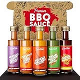 TIMBER TASTE® BBQ Sauce Geschenkset [5 x 40 ml] - Color BBQ Sauce Set - Leckere Soßen Geschenk Set - Geschenke für Männer & Frauen - Soßen Geschenkset Geburtstag - BBQ Saucen Gewürze