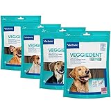 Virbac VeggieDent Kaustreifen für mittelgroße Hunde (10 bis 30 kg) - 15 Streifen