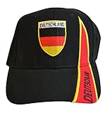 Flaggenfritze Kappe Motiv Deutschland Fahne, Fan I - Cap mit Deutscher Fahne