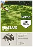Pokon Rasensamen Schatten - Zur Anlage und Ausbesserung von schattigem Rasen - Für 40-60m² - 1kg