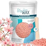 My Skin WAX - Waxing perlen 800g, Hypoallergen, Ohne Streifen, Wachsperlen Haarentfernung für Gesicht, Augenbrauen, Intim Waxing, Brazilian wax, Wachsperlen für Männer, Frauen - Rosa