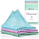 mysimaa Mikrofasertücher 60x40 – Fenstertuch Streifenfrei, Microfasertuch Autopflege, Putzlappen Küche - Reinigungstücher und Putztücher ohne Putzmittel, Microfasertücher Auto, trockentuch