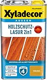 Xyladecor Holzschutz-Lasur 2 in 1, 2,5 Liter Eiche-Hell