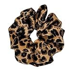 Maillard Hair Scrunchies Leoparden Druck Rüsche Übergroß