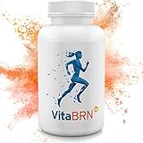 VitaBRN | 120 Kapseln | 100% Vegan | Glucomannan aus der Konjakwurzel, grüner Tee & schwarzer Pfeffer Extrakt | Ohne Zusatzstoffe | für Männer und Frauen | Made in Germany