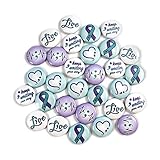 Semikolon/Suicide Awareness Mini-Magnete (2,5 cm Magnete, 30-teiliges Set), 1', 2,5 cm Magnete (30-teiliges Set)