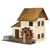 Walachia 8594036430167 - Nr. 16 Wassermühle Holz Modellbauset, Modellbahn Spur 1/ LGB