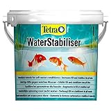 Tetra Pond WaterStabiliser - stabilisert wichtige Wasserwerte, optimiert den KH- und pH-Wert im Gartenteich, beugt weichem Teichwasser vor, 1,2 kg Eimer