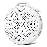 White Noise Machine Einschlafhilfe Babys Erwachsene Weiße Geräuschmaschine mit 21 Naturklängen tragbar und langlebig 2000mAH Akku über 12 Stunden Spielzeit ideal für Babys und Erwachsene