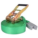 Furniture select-Slackline 15 m x 50 mm 150 kg grün