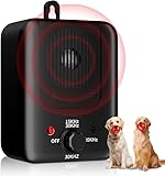 Anti Bell Gerät Hunde, 3 Modi Antibell Ultraschall Gerät, 33 Fuß Stopp Hundebell Gerät, IPX4 Wasserdichtes Anti-Bell-Mittel für Hunde das Training Großer Kleiner Hunde im Freien Innenbereich Antibell