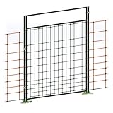 VOSS.farming Tür für Weidezaunnetz, Netze bis 125cm Höhe, Öffnungsbreite 86cm, elektrifizierbar