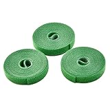 ARMYJY 15 Rollen Grün Garten Tape Pflanzenbinder, Selbstklebendes Klettband 2 Meter, Klebestreifen Pflanzenpfahl Rohrstützen