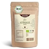 Astragaluswurzel Pulver Bio | 500g | Tragant-Wurzel-Pulver | 100% naturrein ohne Zusätze | Tragacantha Membranaceus Wurzelpulver | vom Achterhof
