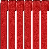 6 Rollen Rot Krepppapier,Regenbogen kreppbänder Hintergrund Luftschlangen Papier Rainbow Crepe Paper Bastelkrepp für Party Dekoration und Handarbeiten Papierkunst