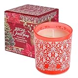 ROMIIE ZOI Weihnachts-Duftkerze im Glas, Sojawachskerze, angereichert mit blumigem Aroma, mit schöner Erinnerungsbox, speziell für Weihnachtsgeschenke