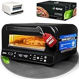 Elektrischer Pizzaofen - Starker Elektro-Ofen für neapolitanische Pizza | Backofen, Pizzaofen, elektrisch, Electric Oven | Über 400 Grad FusionHeat-Tech | Genieße Steinofen-Geschmack Zuhause | GIU