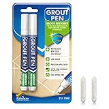 Weißer Fugenstift – für die Wiederherstellung von Fliesenfugen in Badezimmern und Küchen (weiß)