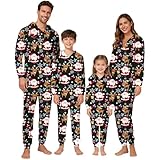 Weihnachtspyjama Familie Set Schlafanzug Jungen Partner Pyjama Weihnachten Weihnachts Pyjama Männer Winter Damen Warm Schlafanzug Große Größen Damen 152 Jungen Matching Pyjamas Couple
