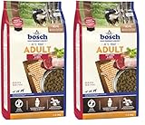 Bosch HPC Adult mit Lamm & Reis | Hundetrockenfutter für ausgewachsene Hunde Aller Rassen | 1 x 1 kg (Packung mit 2)